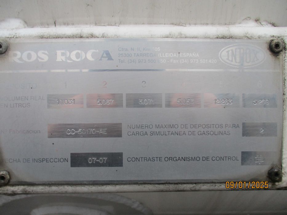 Напівпричіп цистерна ADR/продам бочку бензовоз/паливна Indox SC-3