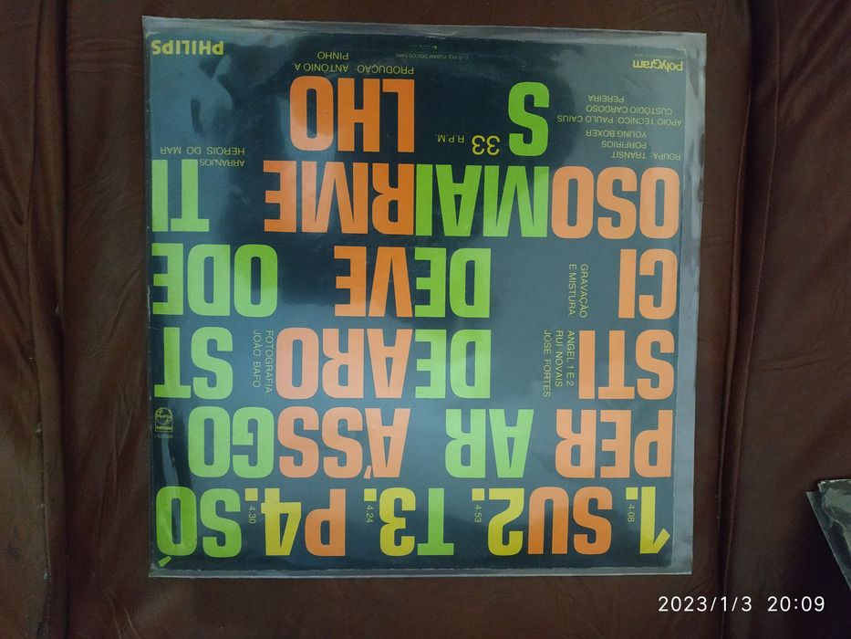 Conjunto de discos de vinil