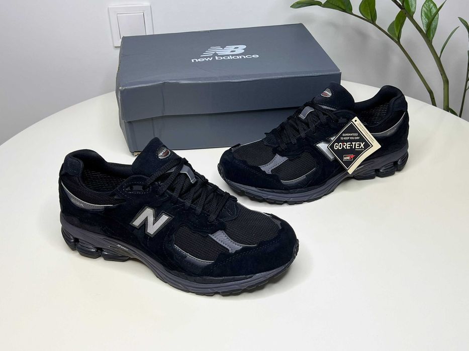 Рефлективні Чоловічі Кросівки NB 2002 на Gore-Tex Водонепроникні Гортекс Взуття Оригінал Замшєві 44.5