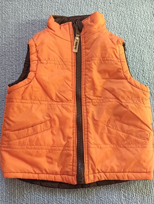Colete reversível castanho/laranja da Zippy 6-9 meses (68-72cm)