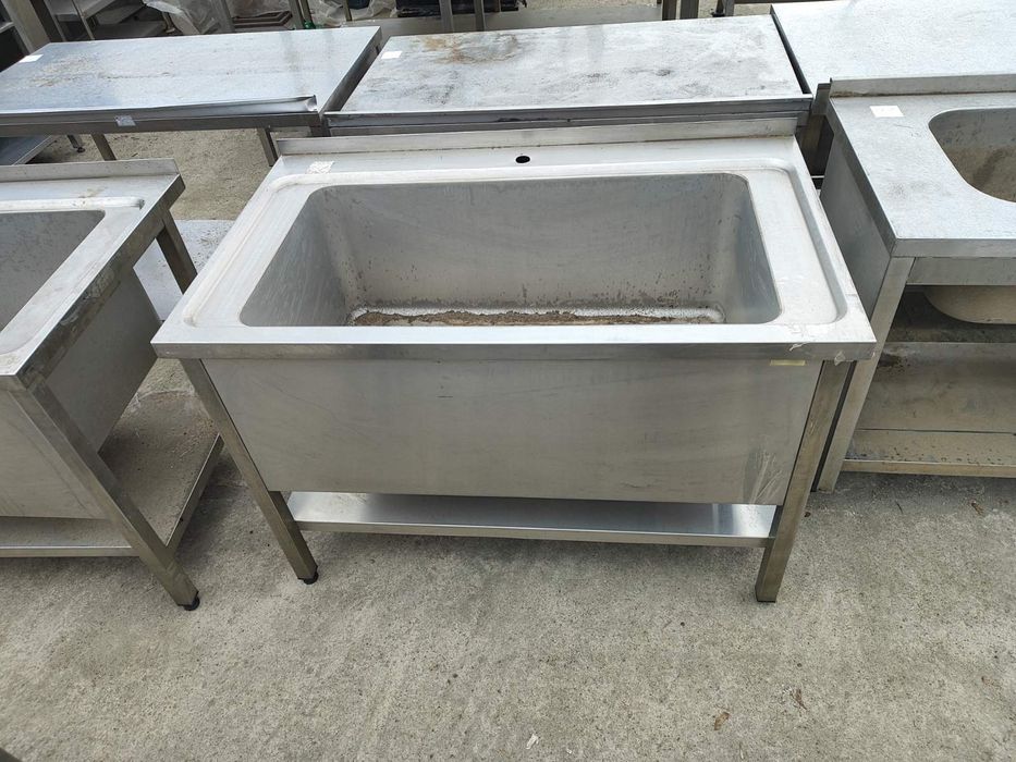 Стол - мойка из нержавейки