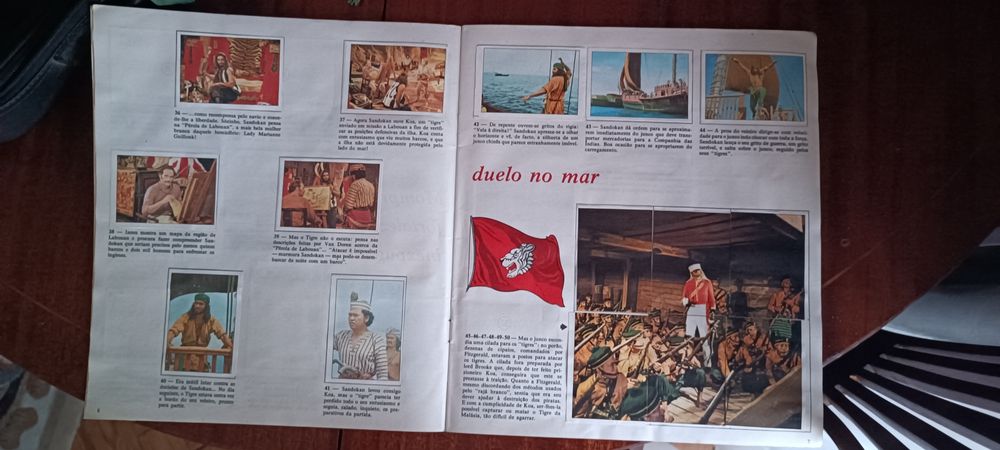 Caderneta completa Sandokan