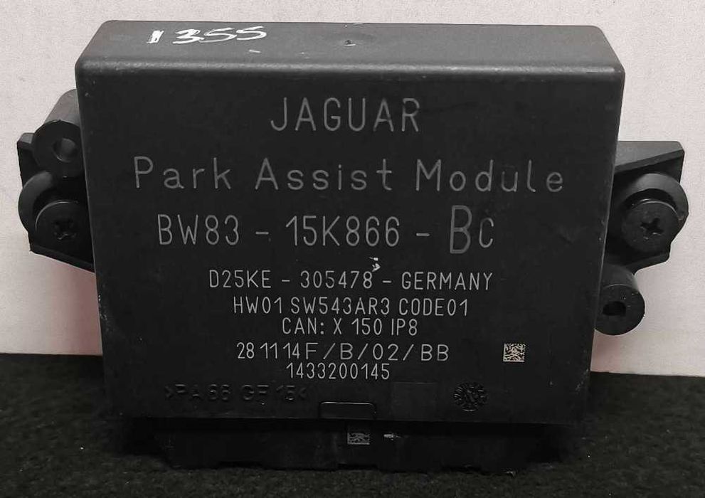Centralina Sensores Estacionamento JAGUAR XF I (X250) ano 2013