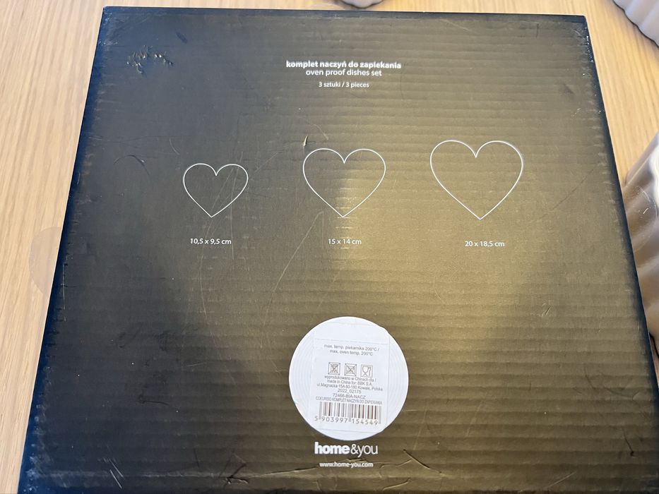 Forma do pieczenia Home&you 3szt. serce