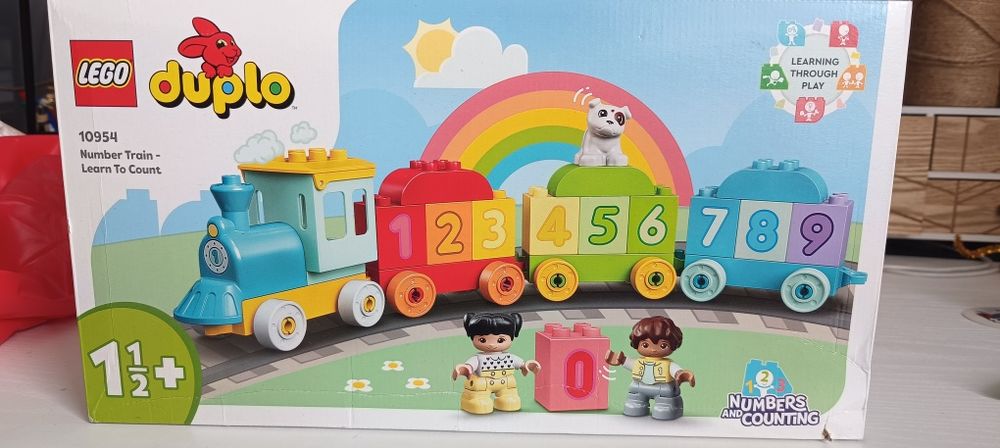 LEGO Duplo pociąg z cyferkami