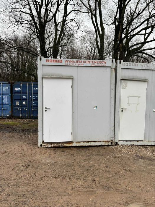Kontener Sanitarny 6m/2,5m Weldon Toaleta WC Umywalnia