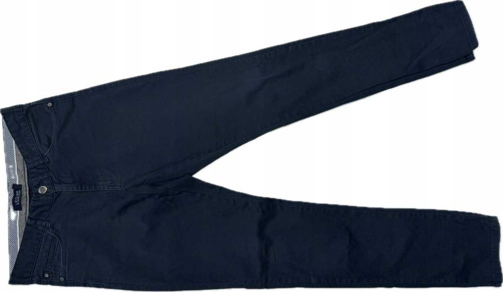 LEGER JUSTIN black W31 L33 PAS 80 spodnie męskie proste stretch