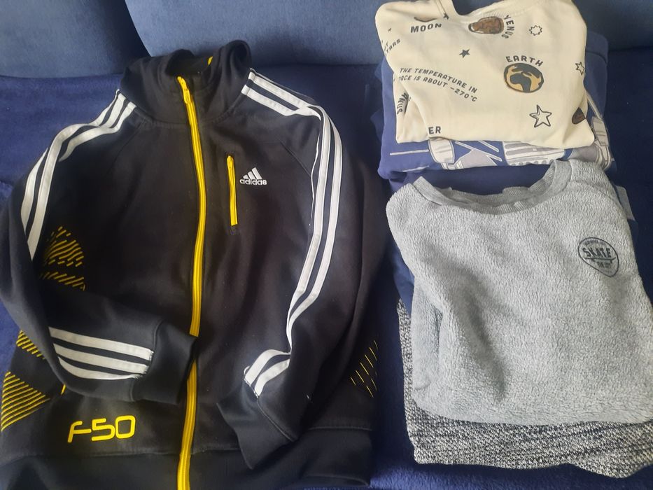 Bluzy  128  chlopiece  8szt