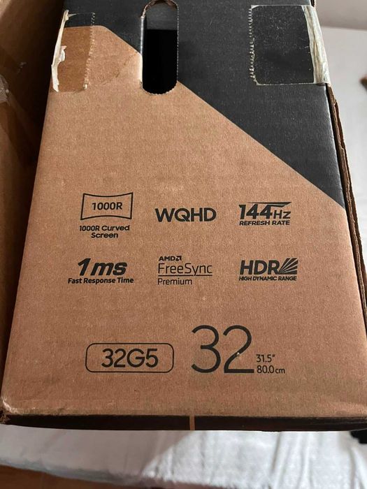Samsung Odyssey G5 32" Curvo WQHD 144Hz - Caixa Original / Venda rápida