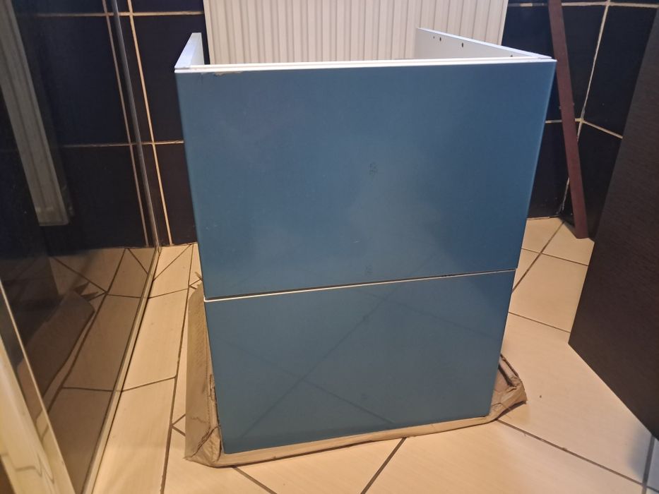 Szafka pod umywalkę szara