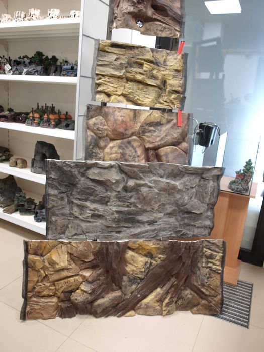 Tło korzeń do akwarium 120x50 3D
