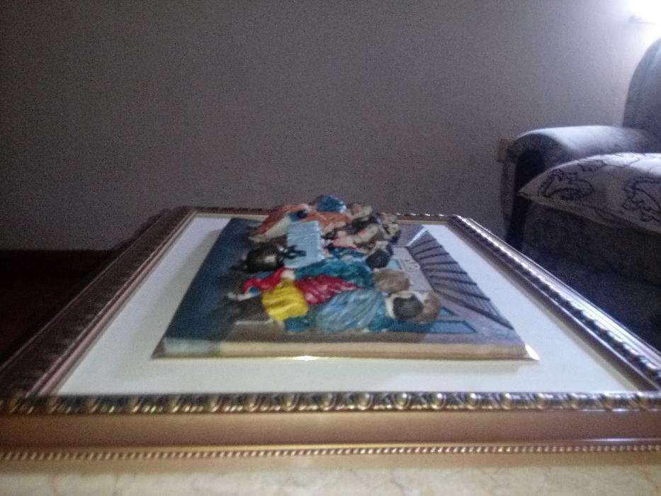 Quadro da última ceia c/relevo NOVO - DESCIDA DE PREÇO
