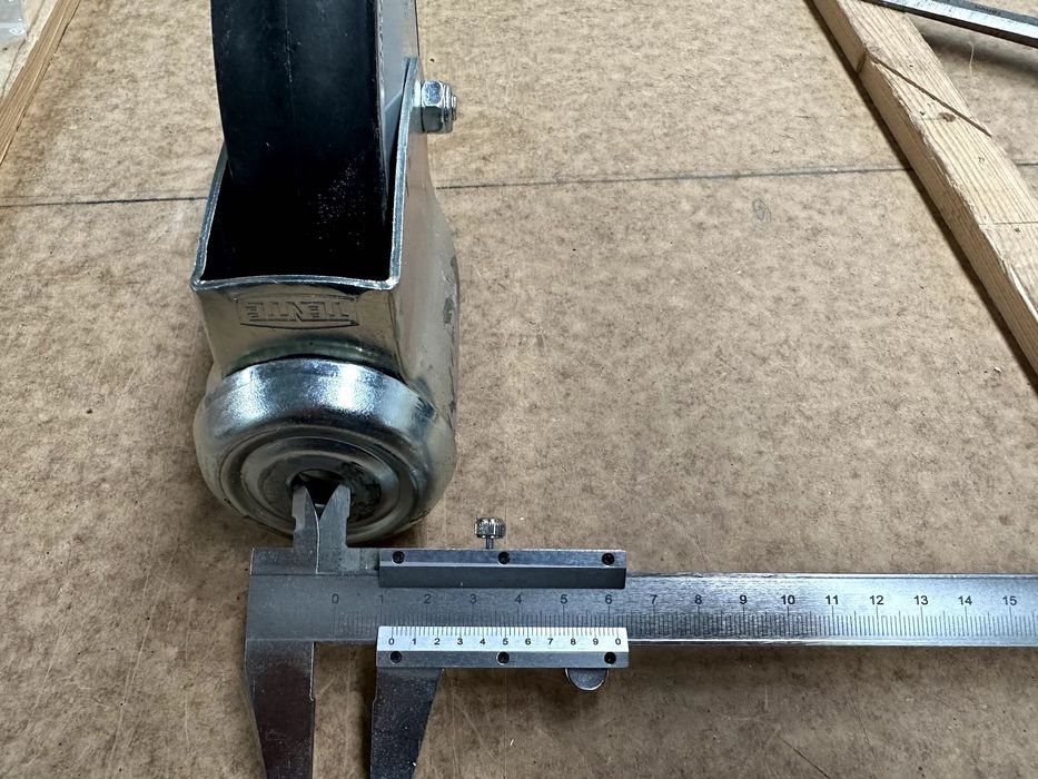 Rodas giratórias de 120mm novas com e sem travão com rolamento