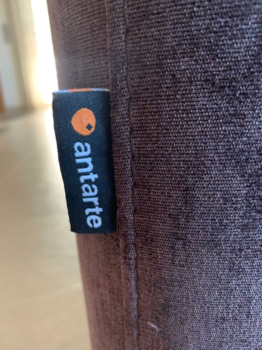 Sofá castanho Antarte de 3 lugares