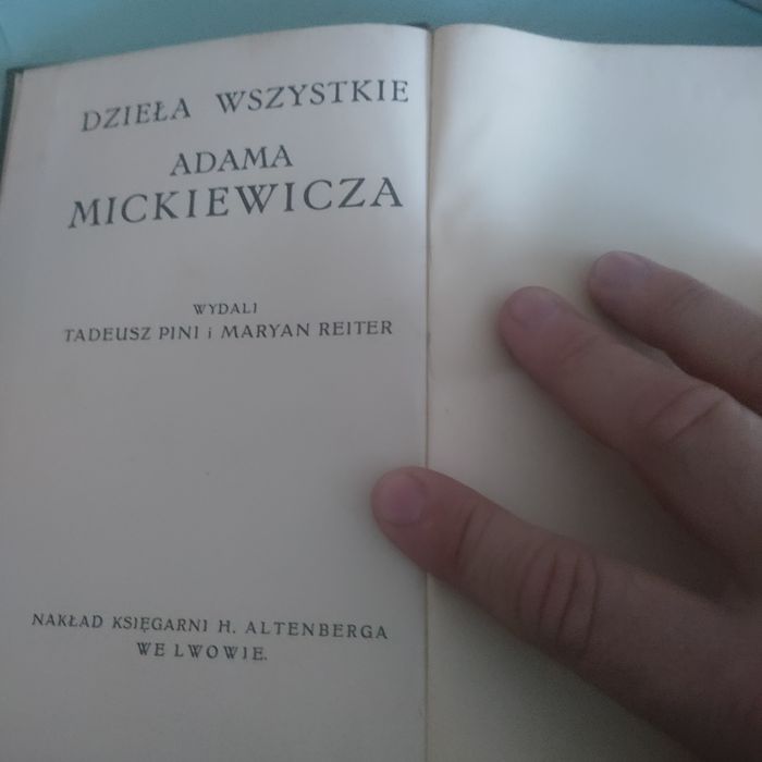 Książki - Adam Mickiewicz seria Dzieła wszystkie