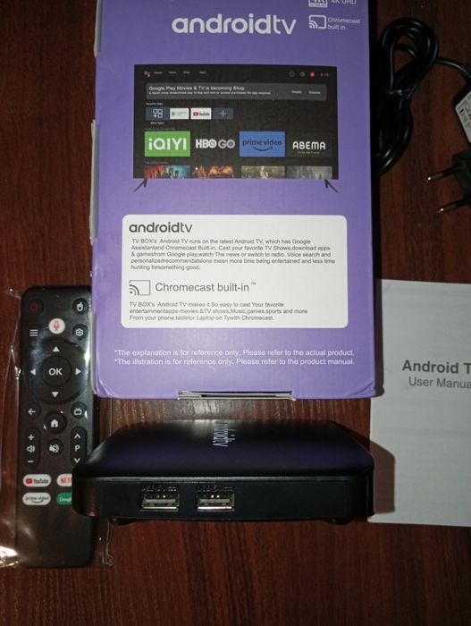 Нова Смарт ТВ приставка H96 Max S905L3 + Bluetooth пульт з голосовим пошуком.