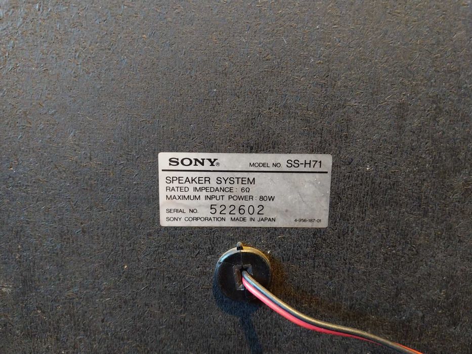Kolumny głośnikowe Sony SS-H71 80 Wat