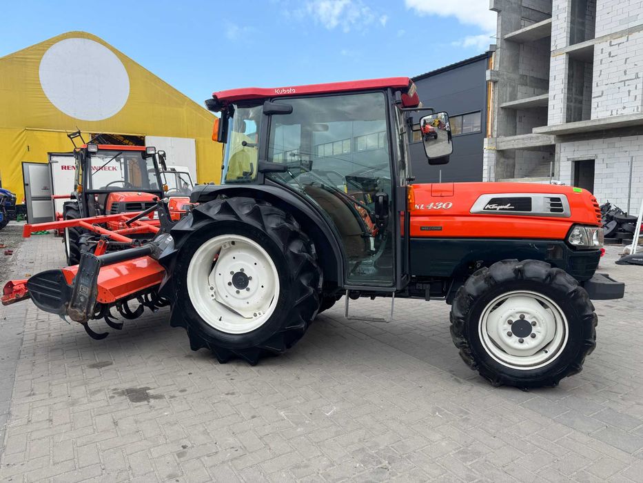 Японський трактор KUBOTA KL 430 + фреза 180 СМ!!!, гідропідсилювач,КАБІНА З КОНДИЦІОНЕРОМ ТА ПІЧКОЮ.
