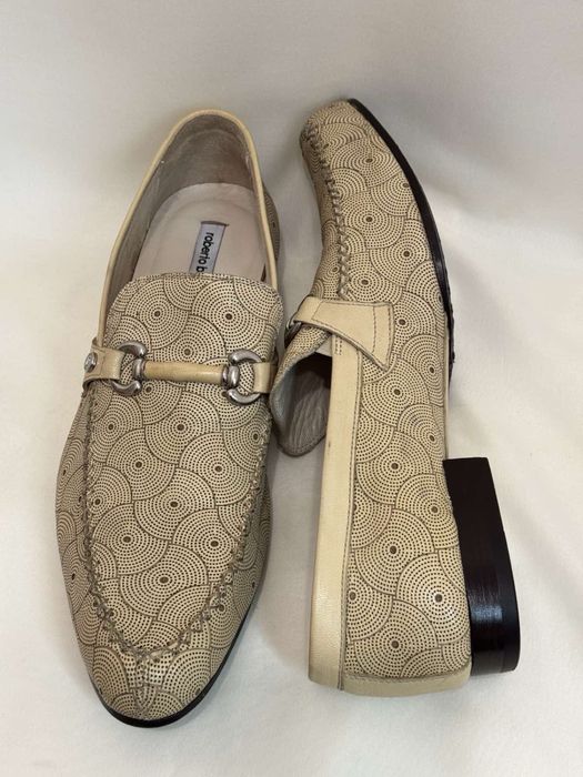 Roberto Botticelli Luxury Leather Loafers — Made in Italy — р. 44