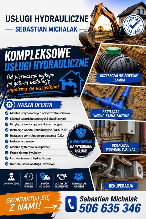 Usługi hydrauliczne