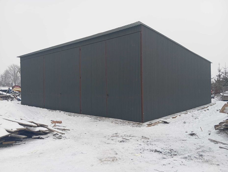 Garaż Blaszany /Wiata Blaszana / Magazyn / Konstrukcja - GRZYWSTAL