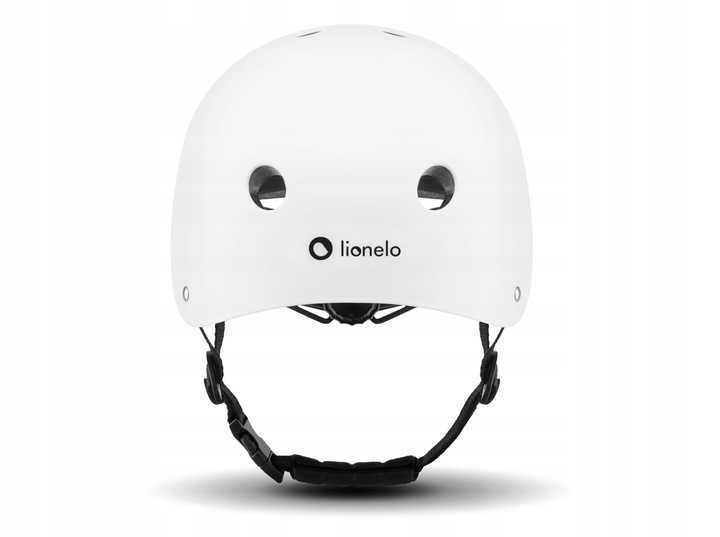 Kask rowerowy dla dzieci Lionelo Helmet biały