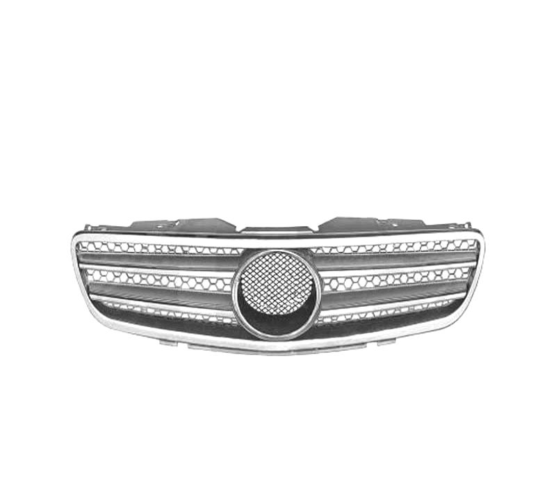 GRELHA FRONTAL SPORT AMG MERCEDES SL R230 01-12 CROMADA PRATA
