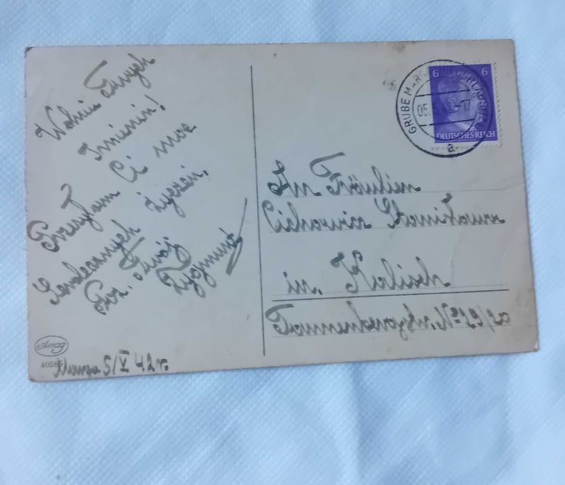 Pocztówka urodzinowa, III Rzesza, 1942 r.