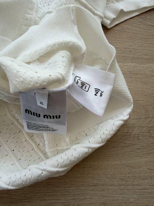Bluzka miu miu biala