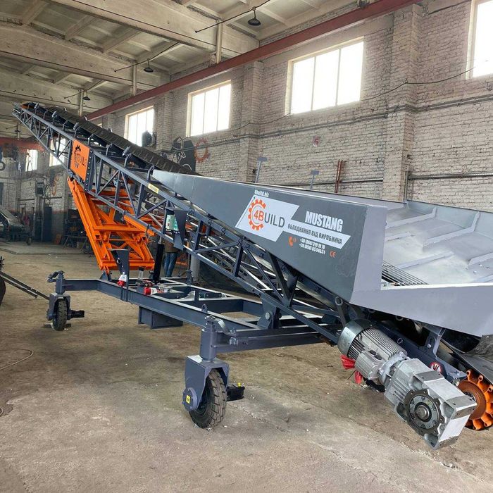 Ленточный конвейер, транспортер, для розгрузки, погрузки, суден, барж