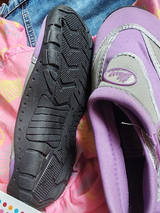 Buty dziewczęce do wody 31 fiolet z metką | water shoes Decathlon