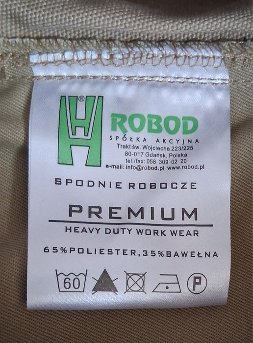 Spodnie robocze Premium S nowe
