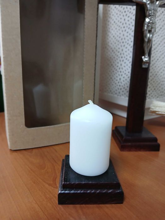 Zestaw kolędowy drewniany zestaw kolędowy z kropidłem kolęda