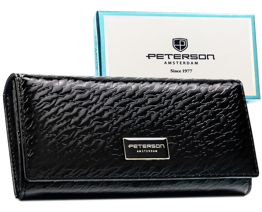 Portfel damski skóra+PU PTN PX27-CNF-5440 Black