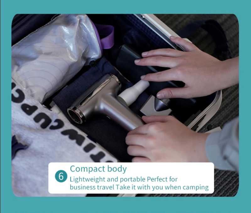 Новые! Портативный Аккумуляторный Фен для сушки волос PD008 Серый 60Вт