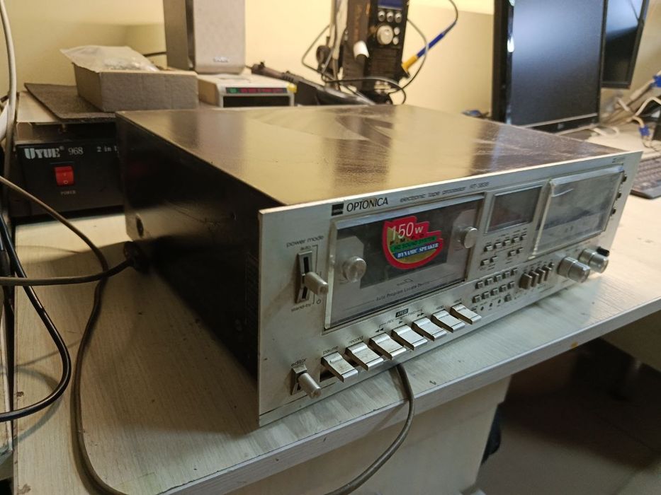 Вінтажна касетна дека Optonica RT-3838 (Sharp) Japan / Ретро
