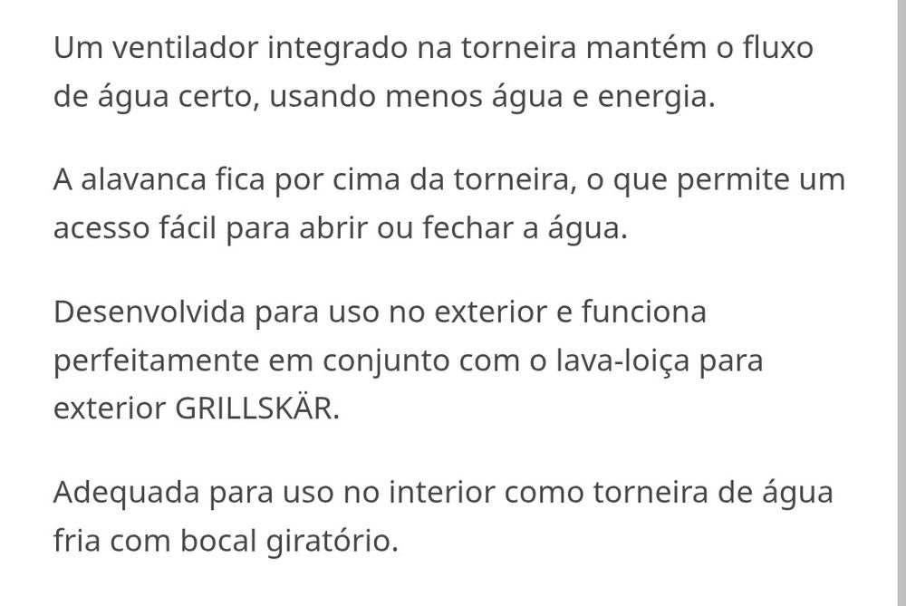 Torneira Kallssjön IKEA