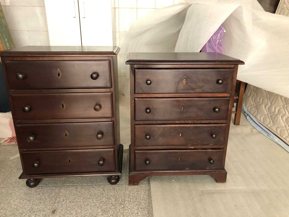 Cama de Casal D. José + Mesinhas Cabeceira