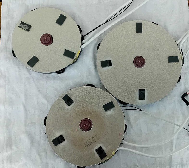 Pole grzewcze płyty indukcyjnej Amica 3 sztuki