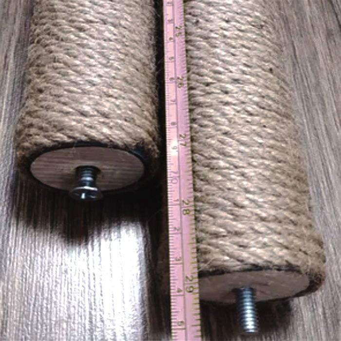 Змінний стовп 30-150см Ø7/10см на кігтеточку, когтеточка