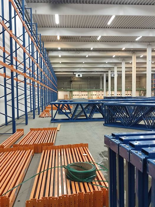 Regał paletowy NEDCON regał magazynowy 8,5m belka 2,7m nośność 3 tony