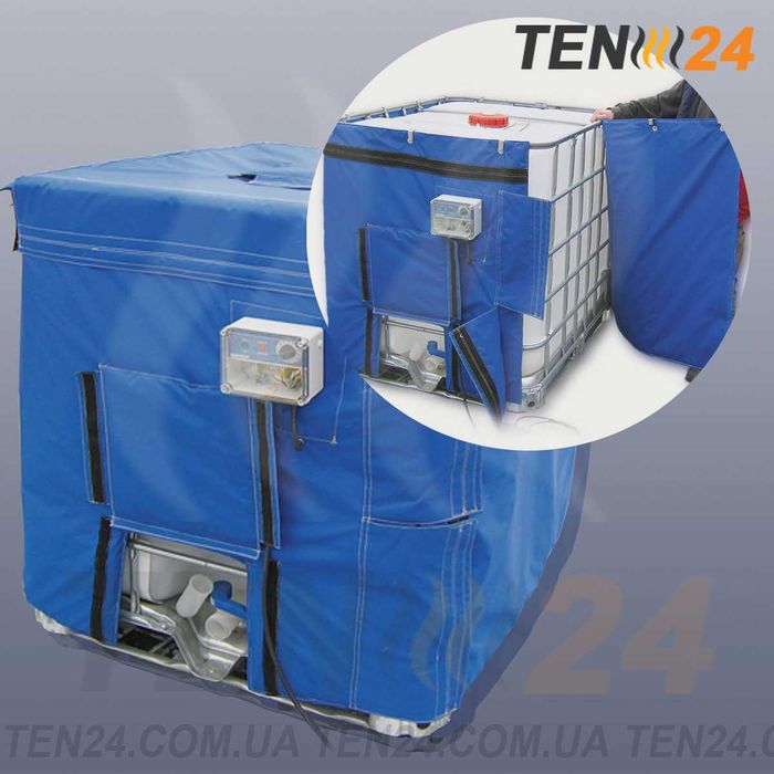 Термочехол для єврокуба – енергоефективний обігрів без втрат тепла