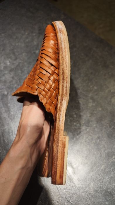 Шкіряні мюлі Cano (Huaraches) преміум, ручна робота, розмір 39