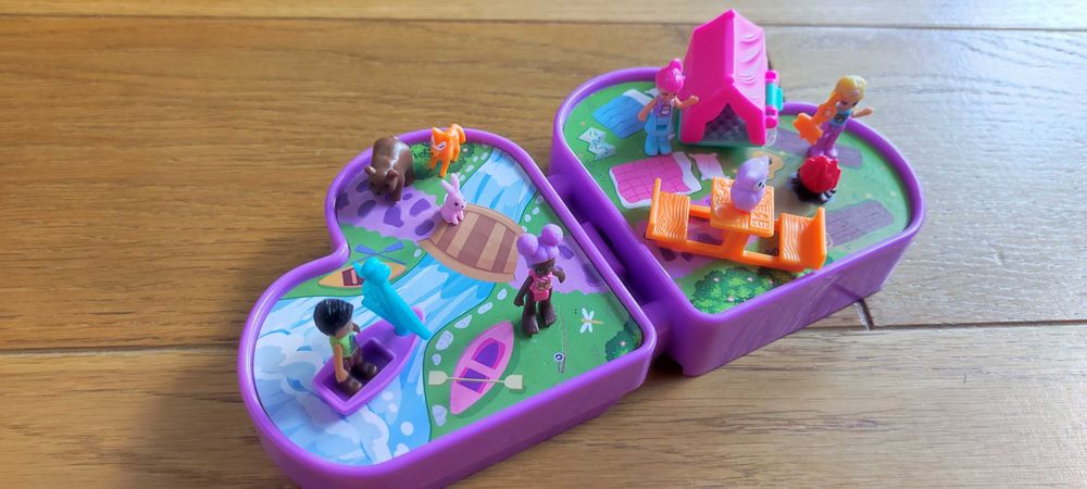 Polly pocket serce biwak cemping domek