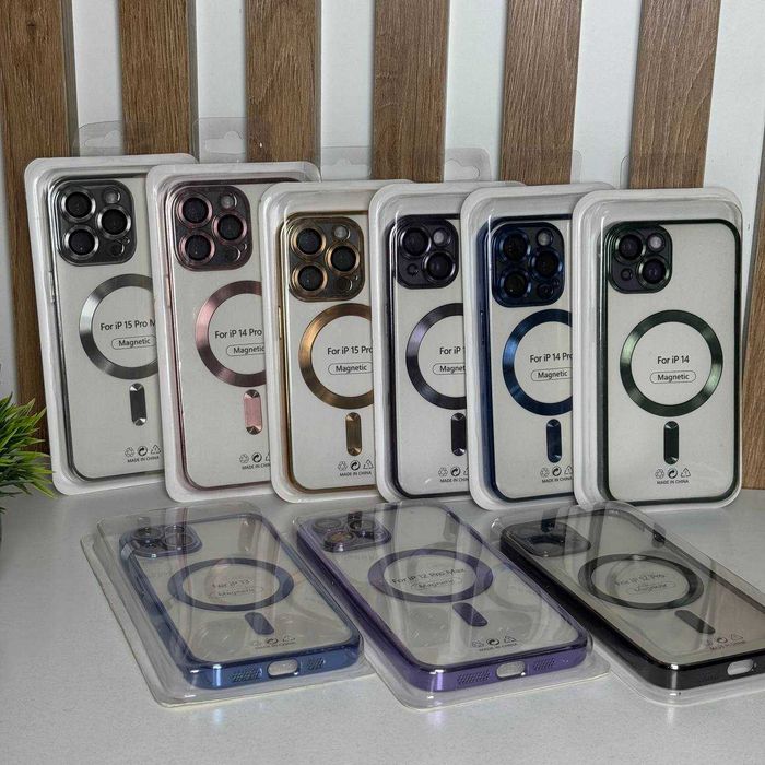 Чохол з функцією MagSafe на всі моделі iPhone, Накладка, Айфон, Купити