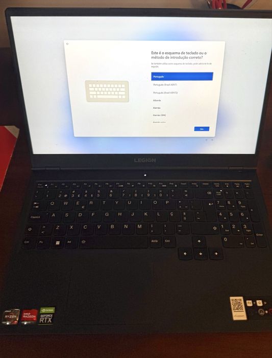 Lenovo Legion 5 15ACH6H | Ryzen 7 5800H | RTX 3060 | 16GB RAM | SSD 1TB | Ecrã 165Hz
