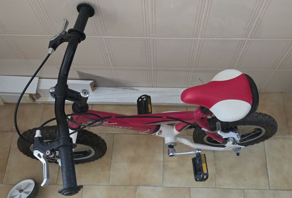 Bicicleta Infantil JL-WENTI Roda 12 (Como Nova) + Rodinhas de Apoio