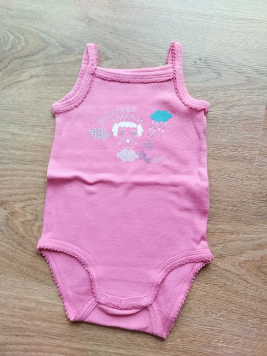 Bawełniane body 68 na ramiączka