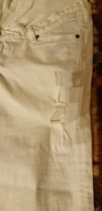 Spodnie ciążowe jeansowe typu gumy Denim rozmiar 40