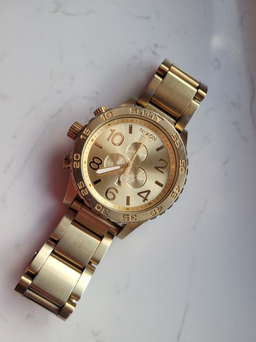Zegarek Nixon 51-30 złoty oryginalny